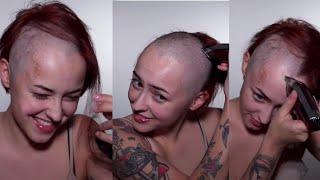Very Cute Girl Crying and Forced  Girl Head Shave 2024 || Forced Head Shave || Force Head Shave