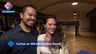 Carlos en Mirella op TV