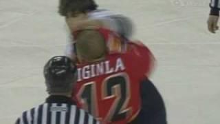 Ryan Kesler vs Jarome Iginla Feb 3, 2006