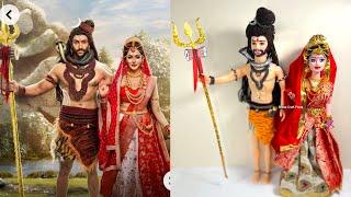 Shiv Parvati Doll's makeover like Shiv Shakti Tv Show/शिवरात्रि स्पेशल/Doll's Makeover @colorstv