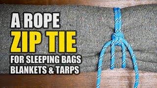 How to tie a ROPE ZIP TIE? | A Woodland Zip Tie Knot