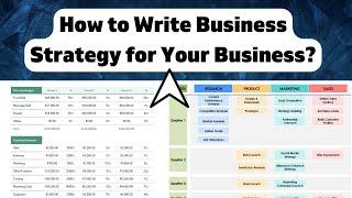 How to Write Business strategy for your New Business [ Must Watch ]