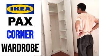 IKEA PAX Corner Wardrobe Assembly - Ikea Corner Closet Assembling