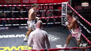 Beau Reynolds vs Tommy Jacobs - Fight Town - York Hall - 5th November 2022 - Neilson Boxing