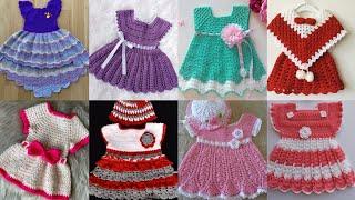 Crochet Handmade Princess Frocks Design For Baby Girl 0-5 Years