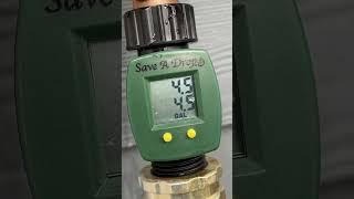 The Save-a-Drop P3 Water Meter is SUPER EASY to Use