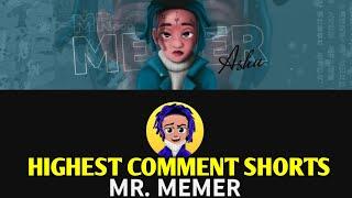 YouTuber to break HIGHEST COMMENTS World Record...? | Mr Memer Shorts Facts #shorts