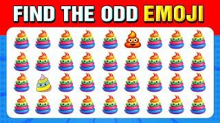 112 puzzles for GENIUS | Find the ODD One Out - Emoji Quiz Edition | Easy, Medium, Hard