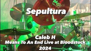 Sepultura - Means To An End - Caleb H - Live at Bloodstock 2024 - Age 9!