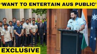 EXCLUSIVE: Rohit Sharma addresses Australian parliament on arrival in Canberra | Sports Today