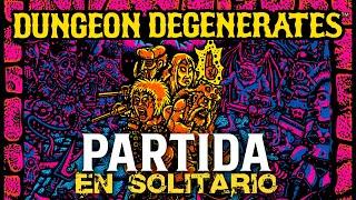 Jugando a Dungeon Degenerates | A LA FUGA | Partida en Solitario