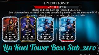 Lin Kuei Tower Boss MK11 Sub-Zero Fight Mortal Kombat Mobile Account