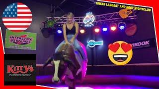 SOME BULLS HAVE ALL THE LUCK. Don’t Miss This One!  LADY BULL RIDING AT MISS KITTYS