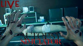 LIVE: Autopsy Simulator: 🩺🫁Brand New Game (Day One at the Morgue)🫁🩺