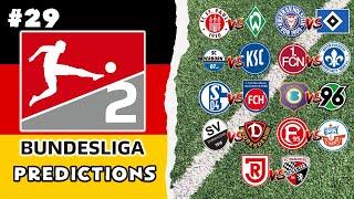 2. Bundesliga Predictions - Matchday 29