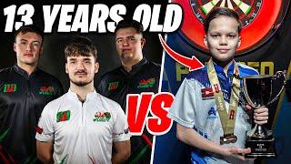 Can We BEAT The BEST 13 Year Old Dart Player!