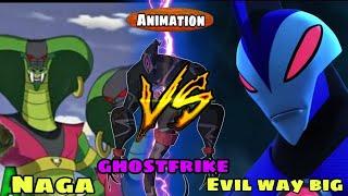 Evil way big Vs Naga Animation video | Ben 10 vs my name is Raj animation video | #mynameisraj