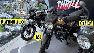 New Bajaj Platina 110 Bs6 Vs Bajaj CT 110X Which Is Best In 2022