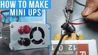 "Unbelievable DIY: Make a Mini UPS with Just a 500A Inverter at home"