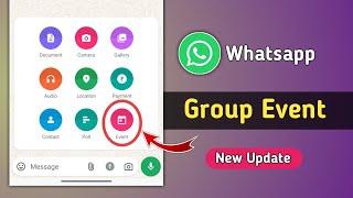 Create Events in Whatsapp Group