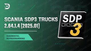 SCANIA DIAGNOS & PROGRAMMER TRUCKS 3 2.64.1.4 [2025.01] | SUPPORT  ‍