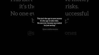 start taking risk & make yourself successful. read the comments #successhormones #youthempowerment