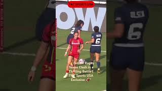 "Top 10 Moments From Today's Female Rugby Match | TNT Sports USA "