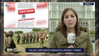 Stirile Kanal D - Falsa chemare in armata a speriat tinerii. | Editie de seara