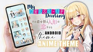 ⭐ how to make an anime theme on my phone - my dress-up darling theme (all icons customized)