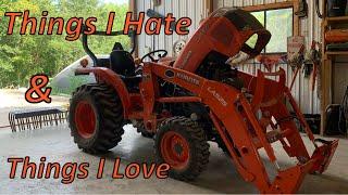 KUBOTA L3901, My 100 hour REVIEW