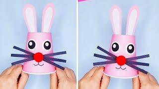 DIY Paper Cup Bunny Craft | How to create paper cup bunny | cup bunny craft | Cup Rabbit For Kids