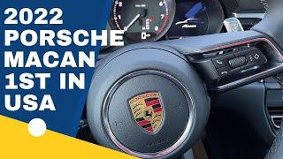 2022 Porsche Macan Review. First in New York, USA.