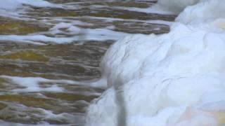 flowing water and foam bubbling part 2