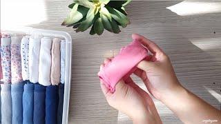 Two Easy Ways to fold an Underwear