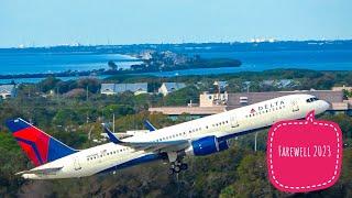 Farewell 2023 Plane Spotting Tampa International Airport