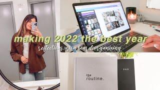 RESET WITH ME FOR 2022 || end of year routine, setting goals, reflecting, vision board, manifesting