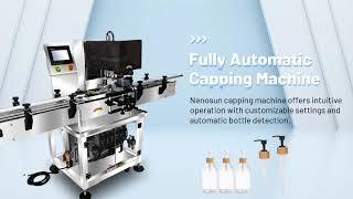 Nenosun Automatic Capping Machine China Supplier Manufacture Packaging Machine  Beverage