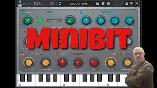 iOS - AudioThing miniBit 8bit Synthesiser - Tutorial and Demo