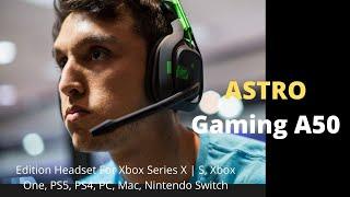 ASTRO Gaming A50 Wireless Dolby Gaming Headset  BlackGreen  Xbox One  PC|AMAZON BEST SELLING PRODUCT