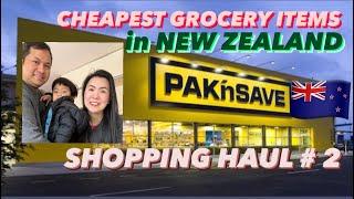 CHEAPEST GROCERY STORE IN NEW ZEALAND \ PAKNSAVE \ GROCERY SHOPPING HAUL