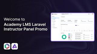 Academy LMS Laravel Instructor Panel