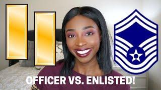 HOW TO CHOOSE BETWEEN OFFICER VS. ENLISTED | What's the difference?