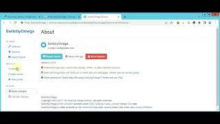 SwitchyOmega Google Chrome Proxy Setup