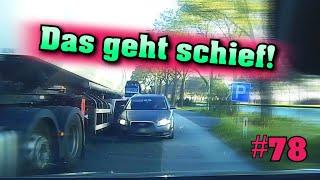 LKW verbeult Tür und sie schauen nicht | Dashcam Videos (Deutschland) | Dashcam Stories #78