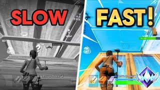 How To EDIT FASTER in Fortnite Mobile! (Improve Mechanics)