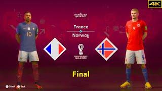 FIFA 23 | FRANCE vs. NORWAY | MBAPPE vs. HAALAND | FIFA WORLD CUP FINAL | [4K]