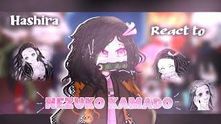 Hashira react to Nezuko Kamado || KNY || MANGA SPOILER || By: 𝐄riska