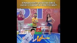 KINABAHAN?! HUWOW GIRLS, LUCKY CHARM SA CONTESTANT!