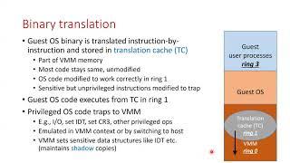 Virtualization and Cloud Computing Lecture 5: Full Virtualization