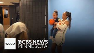 Lynx's Napheesa Collier balances professional basketball career with motherhood